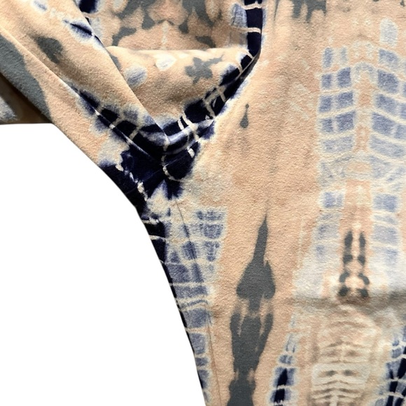 Hard Tail Forever Tie Dye Bootcut Flare Blue Pink Yoga Pants Women’s Size Small - Picture 4 of 8